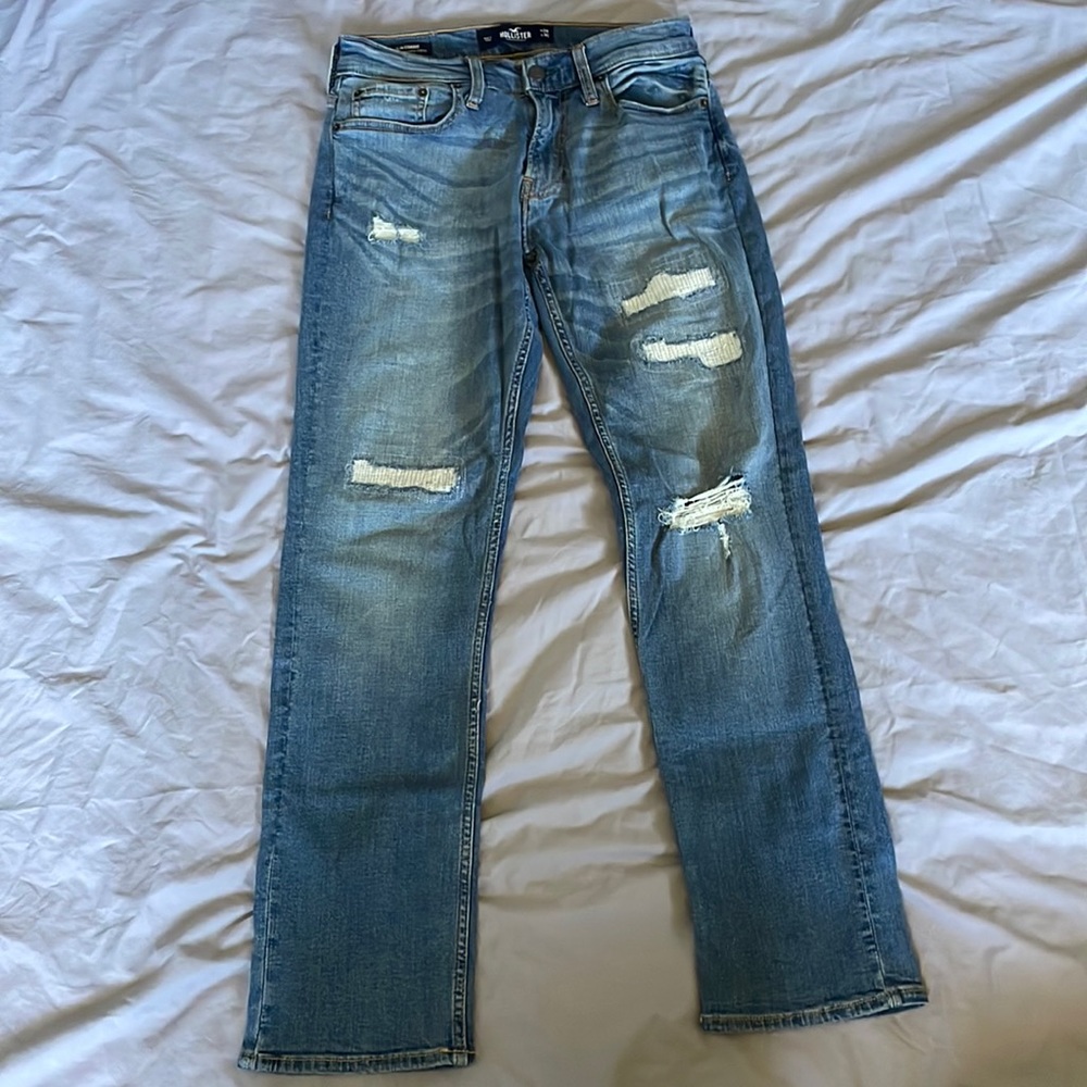 Hollister ripped jeans